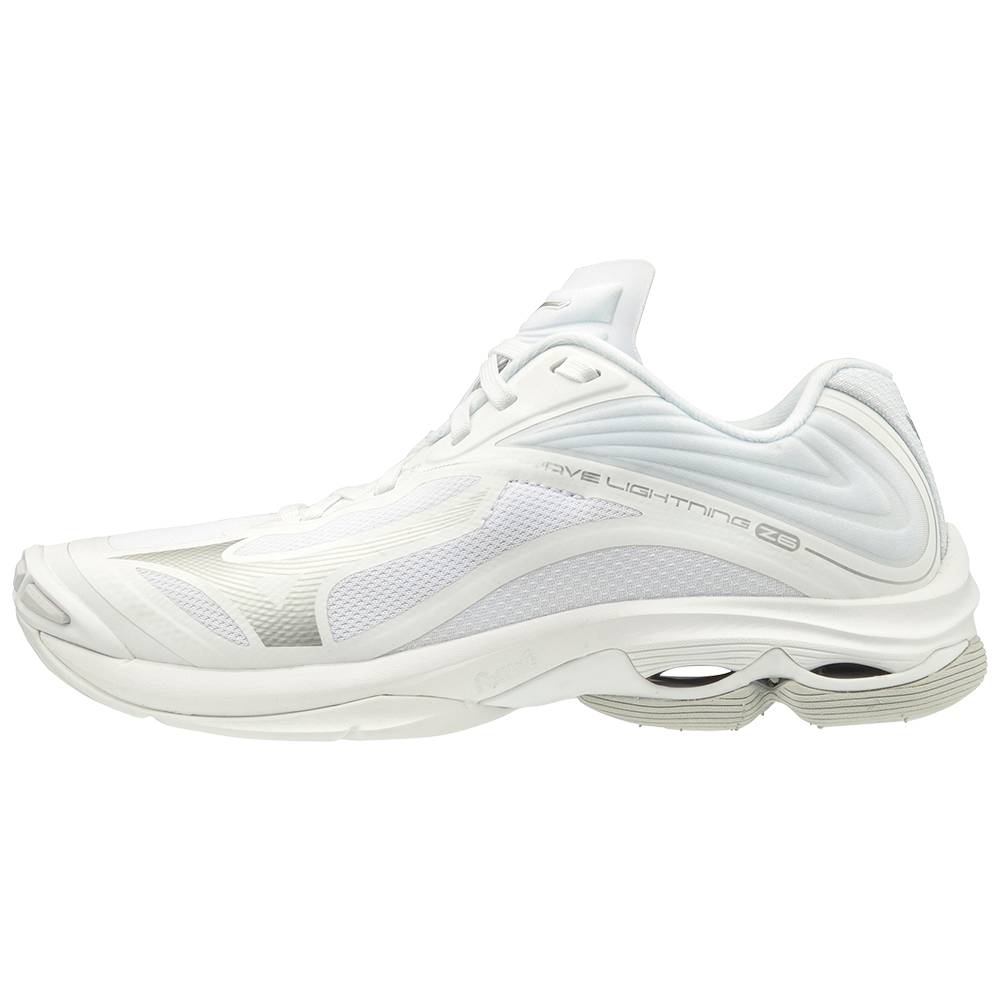 Zapatillas Voleibol Mizuno Wave Lightning Z6 Mujer Blancas España FACI-80294